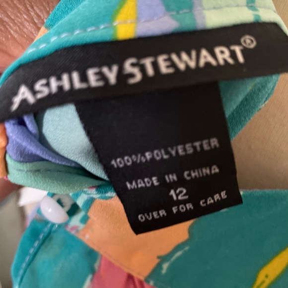 Ashley Stewart Multicolor Sleeveless Top NWT size 12 - Picture 4 of 5
